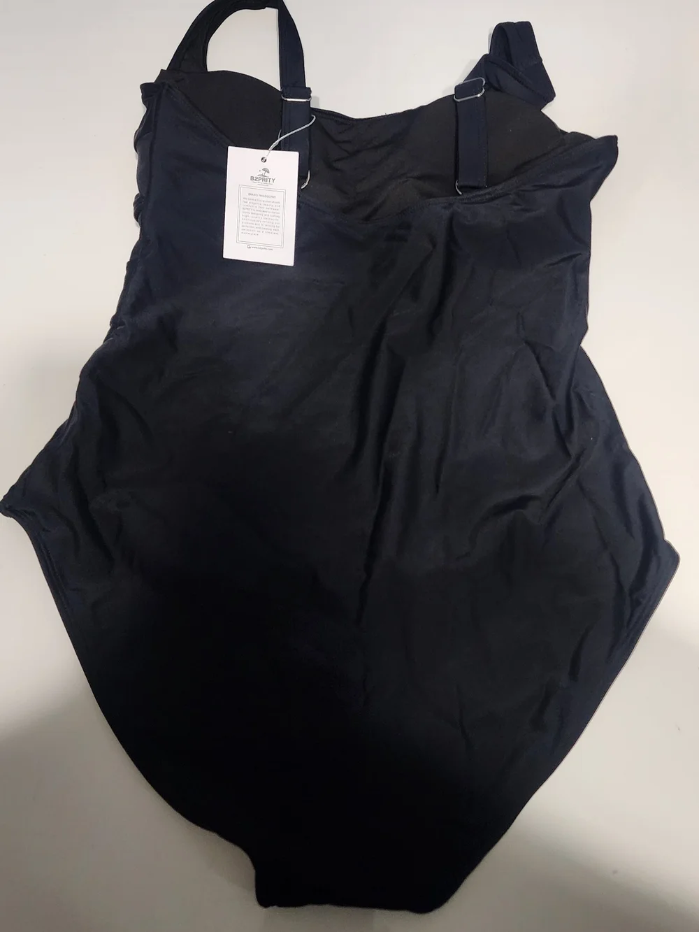 Classic Black One-Piece Swimsuit - Sleek Scoop Neck